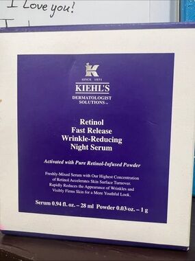 Brand New Kiehl's Retinol Fast Release Wrinkle-Reducing Night Serum~ $88